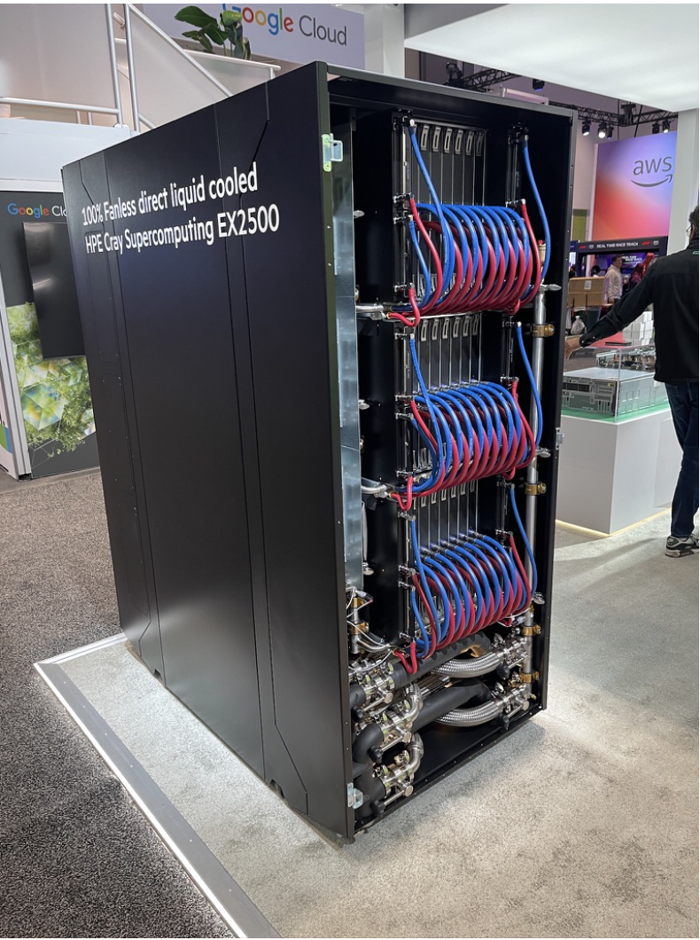 Liquid-cooled server rack