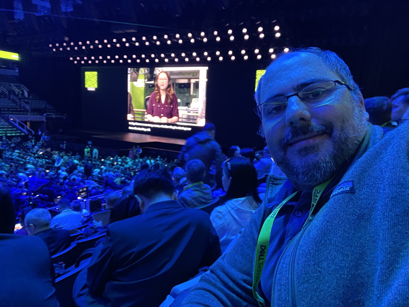 Me at the keynote